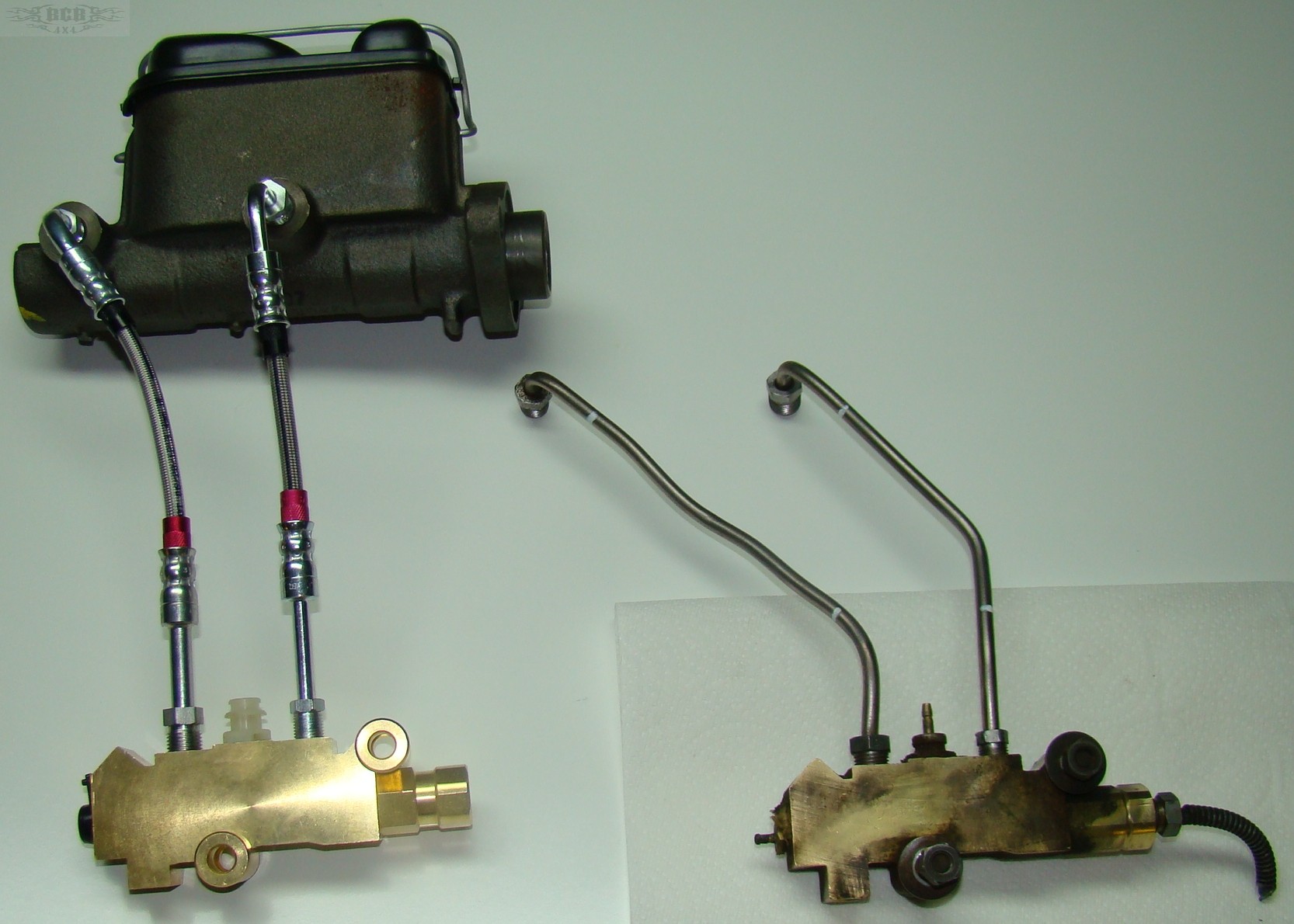 Scout 2 Combination Valve Lines, Master Cylinder lines, Stainless Steel