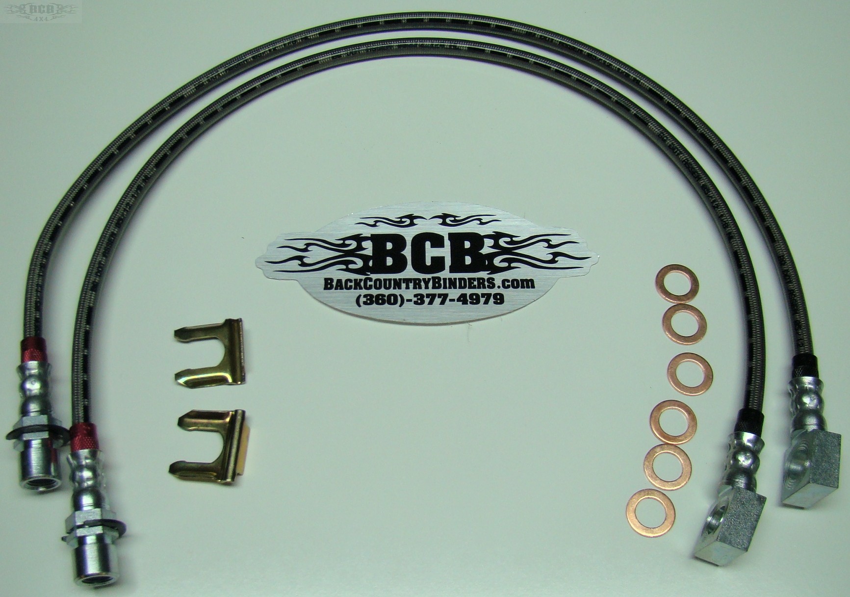 Scout 2, Traveler, Terra front disk brake lines 1974.5-1980