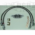 BCB **FRONT** Stainless Steel Braided Brake Line for Scout 2 - ( STOCK )